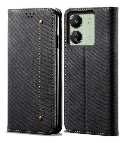 Capa Flip Para Cartões Magnéticos Solt Wallet Para Xiaomi Re