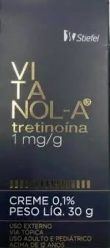 Vitanol-a Tretinoína 1mg/g Creme 30g Forte Melasma Rugas