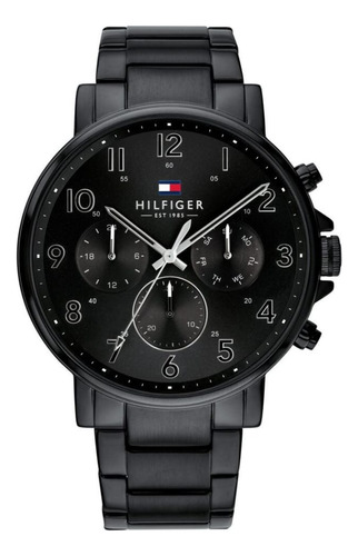 Reloj Para Hombre Tommy Hilfiger 1710383 Color De La Correa Negro