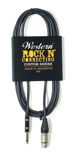 Cable Canon Plug De 6 Metros Western Cp60 Xlr-plug