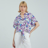 Camisa Mujer Ostu M/c Blanco Viscosa 40010147-197