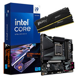 Kit Intel Core I9 14900k  Gigabyte Z790m Aorus Elite  64 Gb 