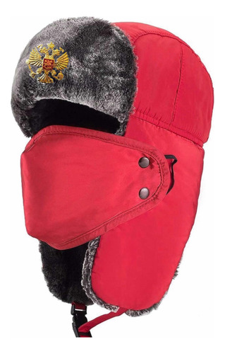 Gorro Ruso Ushanka Soviético Militar Soviético Impermeable