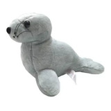 Foca De Peluche Gris Chica 12cm Animales Marinos 10819xs