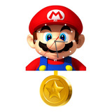 Reloj De Mario Bross Con Péndulo De Moneda