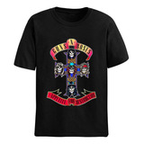 Camisa Camiseta Básica Guns N Roses Destruction Cruz Afc