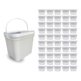 Balde Ursinho Tupperware 10l 50 Pçs