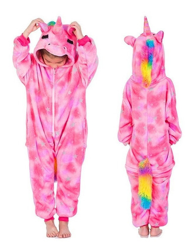 Pijama Disfraz Niño Y Adulto Unicornio Invierno Enteritos 5