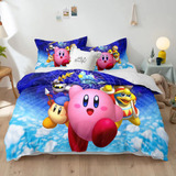 Funda De Edredón Infantil Con Dibujos Animados Kirb Bedding