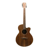 Guitarra Electroacustica Bamboo Ga-40-koa-st-q Con Funda Msi Color Marrón Material Del Diapasón Nogal Orientación De La Mano Diestro