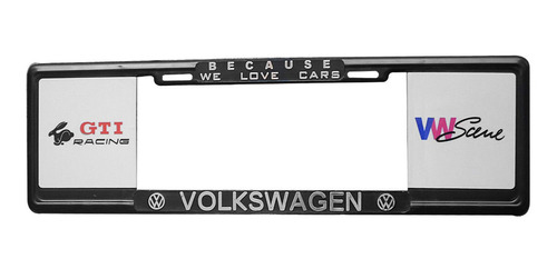 Portaplacas Europeo Vw Scene Gti Racing Volkswagen Because