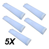 5x Luminárias Asx  72 Led 12w - Bivolt - 6000 Lummens