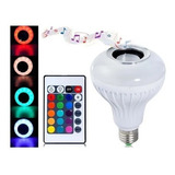 Ampolleta Led Bluetooth Parlante Lampara Multicolor