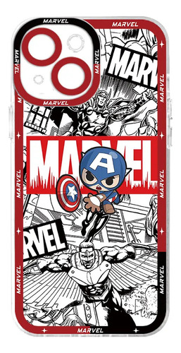 Funda De Teléfono Ironman Marvel Para iPhone 11, 12, 13, 14