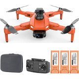 Drone Profissional L900 Pro Se Max Sensor Obst 3 Bat Bag Cor Laranja