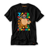 Camiseta Super Mario Bros O Filme Jack Black Browser Koopa