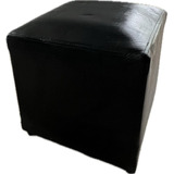 Puff Cubo 40x40 Ecocuero Reforzados X2