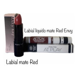 Kit Mary Kay Labial Mate Red + Labial Líquido Mate Red Envy