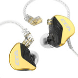 Audifonos Cca Cra + In-ear Monitor Con Mic Hifi Cable Plata