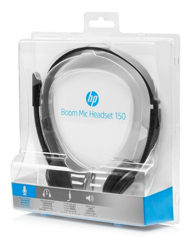 Audífonos Auriculares Diadema 3,5 Mm Estéreo Hp Boom 150