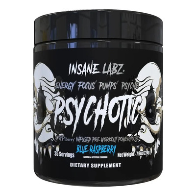 Psychotic Black Insane Labz 35 Servs Sabor Blue Raspberry | Envío gratis