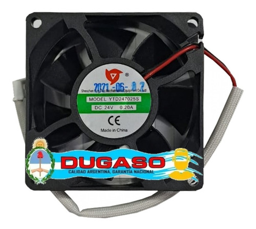 Cooler Ventilador 7x7 24v P Soldadora Mig 195 Dugaso Lacueva