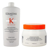 Kérastase Shampoo Bain Satin 2 De 1 Litro + Mascara 500ml 