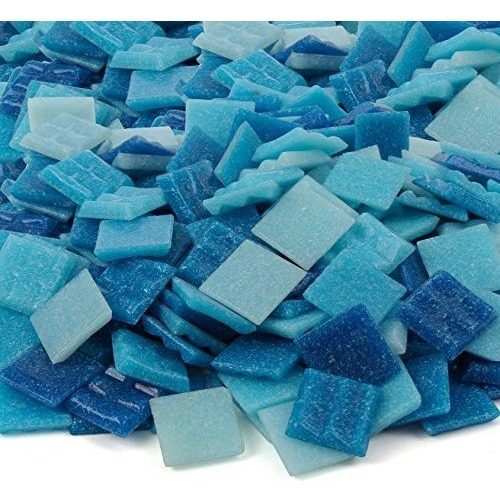 Los Comerciantes Milltown Light Blue Azulejos De Mosaico -