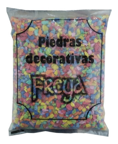 Piedras Decorativas Colores Freya 1kg Souvenir Cactus Maceta