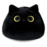 Juguete De Peluche 3d De Gato Negro, Almohada De Gato Negro