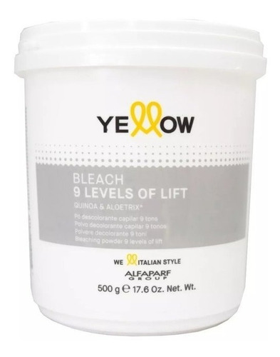 Polvo Decolorante Yellow X 500 Gr + 3 Oxidantes X 1l