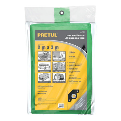 Lona Verde 2 X 3 Mt Pretul 23747