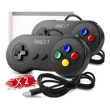 Gamepad Retro Usb Para Pc, Mac, Rpi 8 Botones - 2 Controles