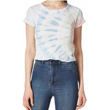 Calvin Klein Jeans Blusa Top P/dama Tie-dyed Waffle-knit Mul
