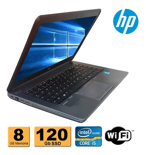 Notebook Hp Probook 640 G1 I5 4ª 8gb Ssd 120gb Wifi