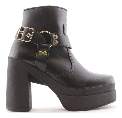 Botas Botinetas Dama Mujer Taco Alto Plataforma 768 Carg