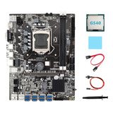 Placa Base B75 Eth Mining 8xpcie A Usb+cpu G540+thermal Gr