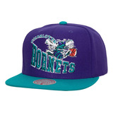 Gorra Mitchell & Ness Crooked Path Charlotte Hornets Hombre 
