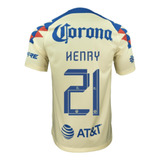 Jersey Local Playera Henry Martin 21 Azul Crema 2023/2024