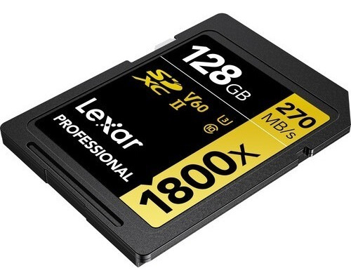 Cartao De Memoria Lexar Professional Gold S 128gb Sdxc Uhsii