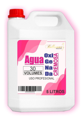 Bidon Agua Oxigenada Cremosa 30v - 5 Ltrs