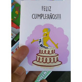 Tarjetas De Cumpleaños Sr Burns -los Simpsons - Cinetiquetas