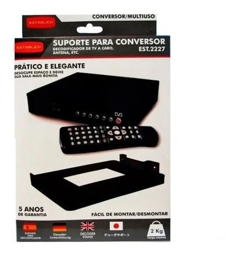 Suporte P/ Receptor Conversor Net Sky Tv Digital E Dvd