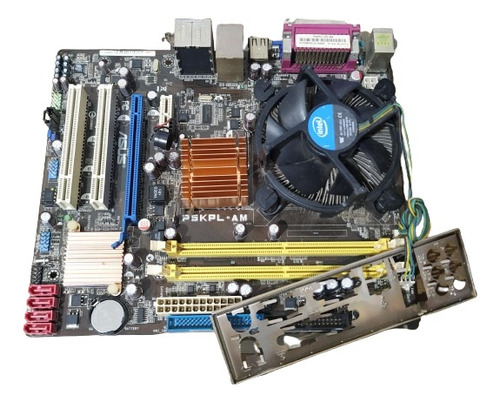 Placa Mãe Asus P5kpl-am, Lga775, Ddr2, C/ Espelho (3455)