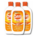 Kit 3 | Repelente | Off! Family Loção (200ml)