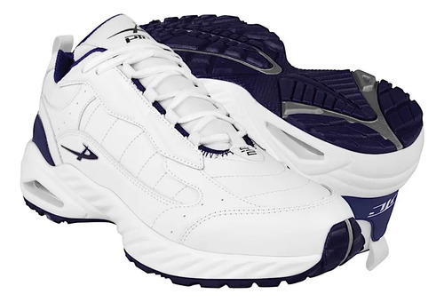 Tenis Casuales Caballero Pontiac 425 Simipiel Blanco