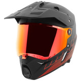 Casco Doble Propósito Joe Rocket Rkt 26 Solar Flare Rojo