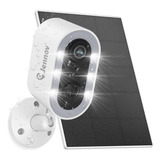 Jennov Cámara De Seguridad Solar Wifi 3mp 2k Exterior Alarma