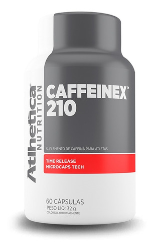 Caffeinex 200mg Cafeina 60 Cápsulas Atlhetica Nutrition