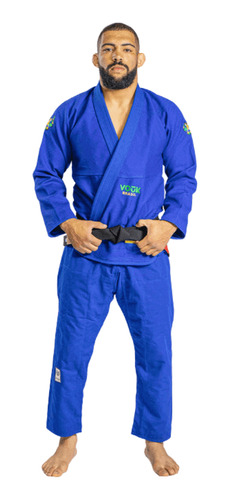 Kimono Jiu Jitsu Vouk Brasil Azul